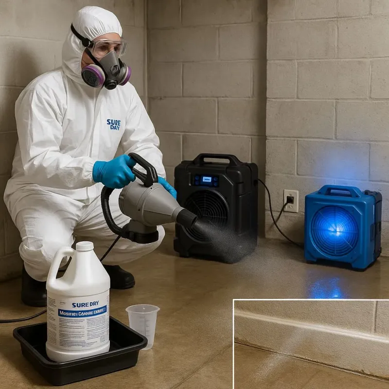 Sanitization and Odor Removal process in New Marlborough, MA